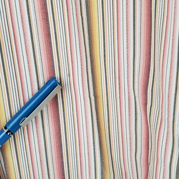 Tommy Bahama 100% Silk Pink Stripes shirt XXL - Picture 3 of 3